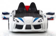 Детская кровать машина MUSVENUS AUDI white 190х90 см
